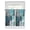 Teal Gray, variant on Teal Grey Kitchen Curtains 54 Inches length, Abstract Art Oil Painting Modern Geometric Window Treatment Curtain Drapes, Thermal Insulated Drapes for Basement Hotel RV, 42"x54", 2 Panels