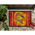 thumbnail image 3 of Bright Shrimp on Red Doormat 24x36, 3 of 4