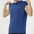 thumbnail image 4 of JIUKE Mens Hoodies Sleeveless Hooded Tank Top Workout Shirts Running Gym T-Shirts Basic Tees M-3XL, 4 of 6