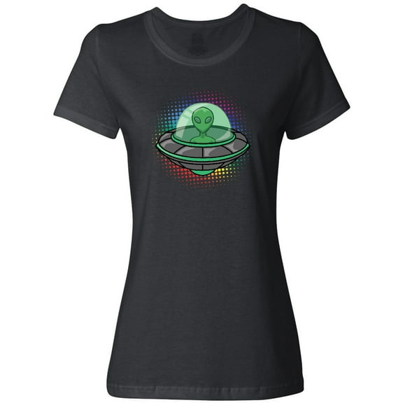 Inktastic Spaceship Funny Alien Outer Space Women's T-Shirt