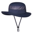 thumbnail image 1 of yeacher UV-Protection Quick-Dry Fishing Hat in Dark Blue - Lightweight Nylon, Adjustable Fit, Wide Brim for Sun Safety, 1 of 6