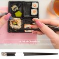 thumbnail image 3 of 1 par de palillos de impresión de troncos naturales antideslizantes para comida, vajilla de sushi para cocina Tmvgtek Para estrenar, 3 of 6