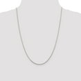 thumbnail image 3 of Auriga Fine Jewelry 925 Sterling Silver 1.45 mm Diamond-cut Round Spiga Chain Necklace for Women 26", 3 of 5