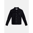 thumbnail image 5 of No Boundaries Denim Shacket with Long Sleeves, 100% Cotton 14 oz Denim, Men's XS-4XLT, 5 of 5