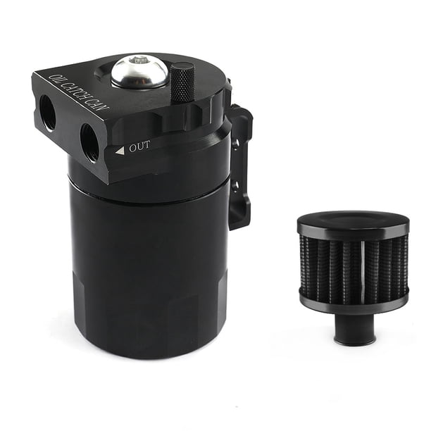 Tanque de lata de captura de aceite con filtro de depósito del tanque de ventilación con deflectores