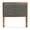 Dark Grey/Walnut Brown, variant on Baxton Studio Iden Modern and Contemporary Light Grey Fabric Upholstered and Walnut Brown Finished Wood King Size Headboard
