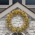thumbnail image 3 of CC Christmas Decor Pre-Lit Artificial Frosted Pine Christmas Wreath - 60” - Clear Lights, 3 of 3
