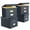 (Leather) Black, variant on File Organizer Box with Lid, Collapsible File Folder Organizer for Office Document Storage, Filing Box with Plastic Slide for Letter Size Hanging File Folders(1 Pack, Black)