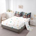 thumbnail image 5 of Homewish Xmas Gnome 7-Piece Twin Bedding Sets For Teens Boys Girls,Happy New Year Bedding Comforter Set,Merry Christmas Breathable Sheet Sets,Ultra Soft Home Decor,Reversible, 5 of 8