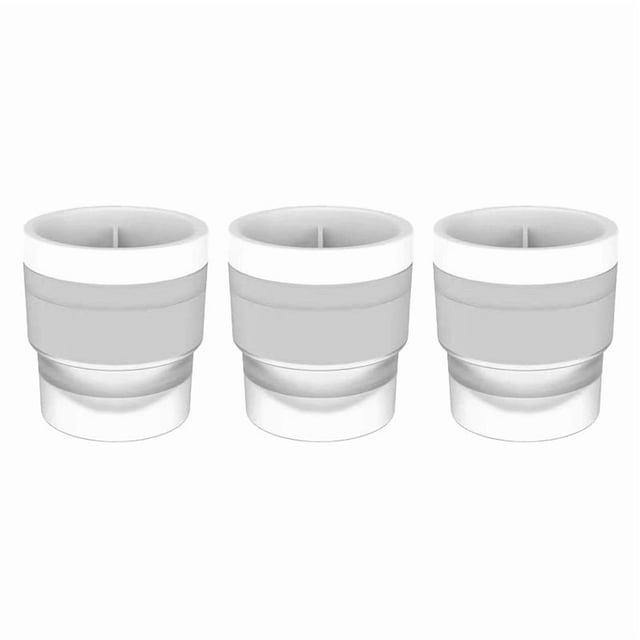 CJiaWei Silicone Ice Maker Large Round Sphere Tray For Whiskey Cocktails Easy Release And Fast