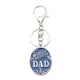 thumbnail image 4 of Llavero para papá, padre, llavero, bendición, aleación, bolso, decoración, encanto, regalo de cumpleaños, regalo del día del padre, 4 of 9