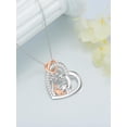thumbnail image 3 of Dorunmo Mama Dinosaur Necklace with 1 Cub Sterling Silver Mother Daughter Son Pendant Dino Jewelry Gift for Women Mother, 3 of 6