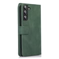 thumbnail image 3 of SaniMore Samsung Galaxy S22 Plus Case (6.6" 2022) with Zipper Wallet & Wrist Strap & Magnetic Closure Card Slots Kickstand Slim Full-around Protective Business Cover for Galaxy S22 Plus, Darkgreen, 3 of 15
