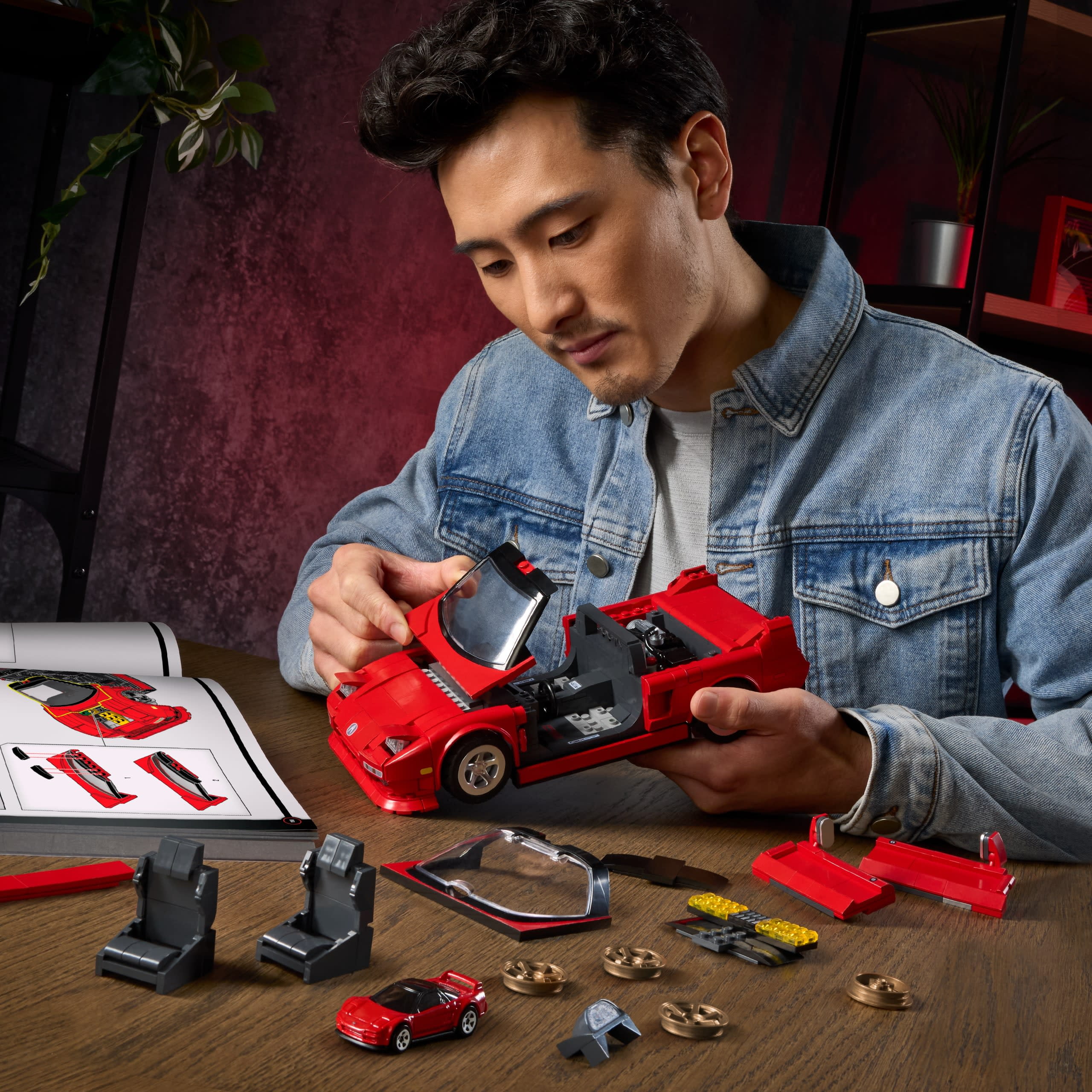 Mattel Brick Shop Hot Wheels ’90 Acura NSX Building Toy (876 Pieces), for Collectors - Walmart Exclusive