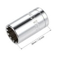 thumbnail image 2 of Unique Bargains 1/2-inch Drive E15 Universal Spline Shallow Socket 12-Point Cr-V Steel, 2 of 4