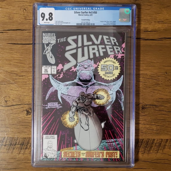 Silver Surfer #50 - CGC 9.8 Comic Book