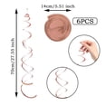 thumbnail image 3 of Kearding 6 pack/lote colgante en espiral ingredientes seguros artesanía exquisita DIY colgante decorativo guirnalda aniversario Kits de decoración para fiestas TYPE1 NO1, 3 of 6