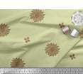 thumbnail image 2 of Soimoi Cotton Jersey Fabric Flower Artistic Print Fabric by The Yard 58 Inch Wide, 2 of 3