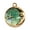 Blue Green, variant on HOOUN Multicolor 40 Pcs Zinc Alloys Moon Star Charms Pendants 27X23MM Accessory D11312-KC Gold-40 PCS