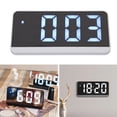 thumbnail image 4 of Despertador Digital, Reloj De Escritorio Electrónico Ajuste De Brillo Control De Voz Para Sala De Estar ANGGREK Mirror Desk Clock, 4 of 8