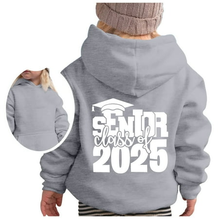 

PMVFHDE Girls Sweatshirt Sweatshirt Girls Kids Boys Kids Hooded Tracksuit Unisex Two Piece Outfits Hoodie Sweatshirt Sweatpants Set Grey 8-9 Years