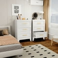 thumbnail image 2 of Erosoei Modern Metal Nightstand 3 Drawer Dresser for Bedroom, 2 of 6