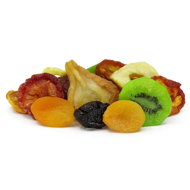 Dried Mixed Fruit with Prunes by It's Delish, 2 bs (32 Oz) Bulk Snack