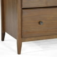 thumbnail image 5 of Grain Wood Furniture Greenport 2-Door Wardrobe, Brushed Walnut, 5 of 9