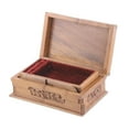 thumbnail image 4 of NOVICA Artisan Handcrafted Wood Jewelry Box Walnut from India Brown Boxes Leaf Tree [3in H x 8.25in W x 5.5in D] ' Chinar Dome', 4 of 8