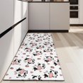 thumbnail image 4 of White Cow Strawberry Heart Pattern Kitchen Rug Mat,Kitchen Runner Rugs Non Skid Washable,Decorative Kitchen Floor Mats for Kitchen,Sink,Laundry,17"X47", 4 of 5