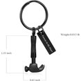 thumbnail image 2 of Hammer Urn Necklace for Ashes Memorial Gift for Women Men Human Ashes Holder Tool Style Stainless Steel Hammer Cremation Jewelry for Ashes Pendant, 2 of 7