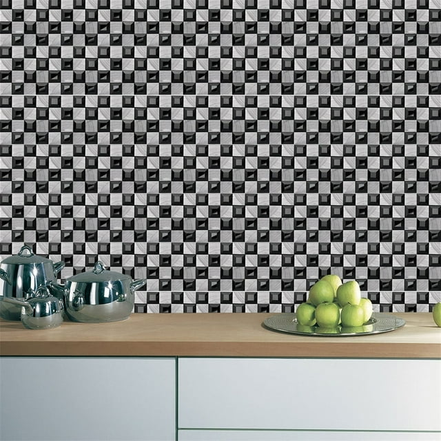 EGNMCR Wall Stickers, Cute Stickers DIY Self Adhesive Wall Tile Sticker Vinyl Home Kitchen Decoration Wall Tile Sticker