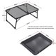 thumbnail image 5 of Superficie de malla de alambre de mesa plegable de mesa de metal portátil para acampar al aire libre, 5 of 7