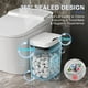 thumbnail image 5 of Vanpopubs Paquete de 2 botes de basura de baño de 2,7 galones con tapa, bote de basura automático, pequeño bote de basura inteligente sin contacto, sensor de movimiento delgado, contenedores de basura, 5 of 5