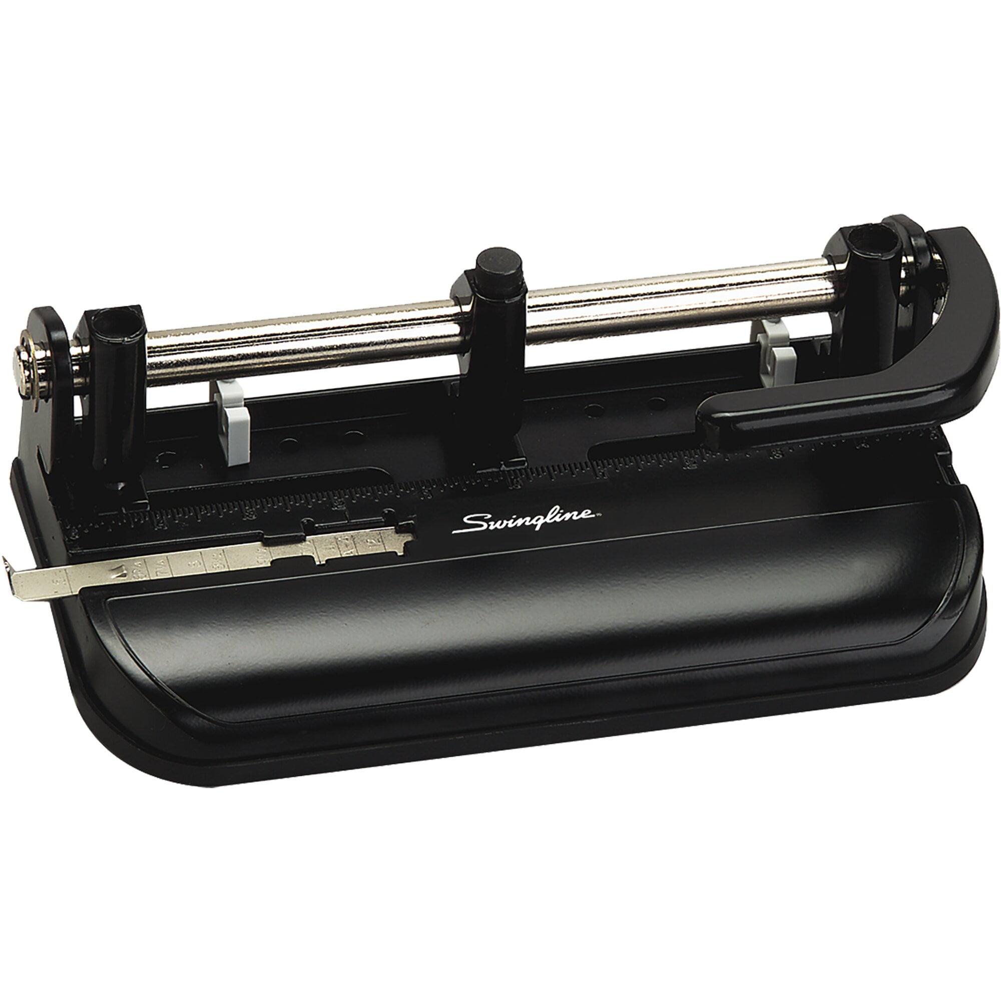 Swingline Lever Handle Heavy Duty Punch, 2-7 Holes, Adjustable Centers, 32 Sheets