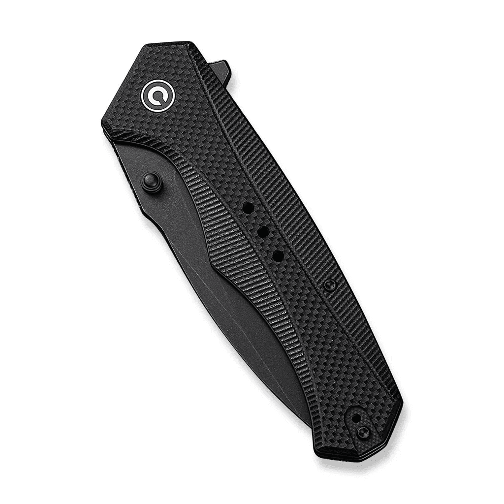 CIVIVI Photonix Pocket Knife, Folding Knife with 3.7" 14C28N Blade G10 Handle with Pocket Clip for Men Women, Camping Hiking Fishing Knife C23081B-1, Black