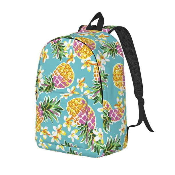 Fotbe Cute Pineapples Mochila de Lona con Estampado, Mochila Duradera, Mochila Versátil de Alta Calidad, Mochila Compacta Vintage-Small