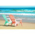 thumbnail image 3 of Foschino, Suzanne 24x17 Black Modern Framed Museum Art Print Titled - Adirondak Chairs on the beach, 3 of 5