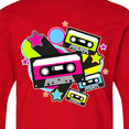 thumbnail image 4 of Inktastic The 80s Cassette Tapes Long Sleeve Youth T-Shirt, 4 of 5