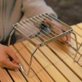 thumbnail image 4 of Bgsha Support de Poêle Extérieur Pliable en Acier Inoxydable pour Barbecue avec Sac de Rangement, 4 of 10