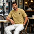 thumbnail image 5 of HAJWOH Men's Short Sleeve Shirts Oversized Cotton Vintage Washed T-Shirt Palm Tree Graphic Tees Summer Casual Tops, 5 of 7