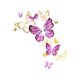 thumbnail image 2 of Camiseta básica para mujer verano SuaveButterfly Print Short Sleeve Crew Neck T-shirt, Casual Sports Short Sleeve Crew Neck Summer Top, Women's ClothingFather's Day, Mother's Day, New Year, Spring F, 2 of 7