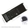 thumbnail image 3 of Outlandway 3500mAh Power Battery for Dell Inspiron 7779 Laptops, 33YDH, 3 of 6
