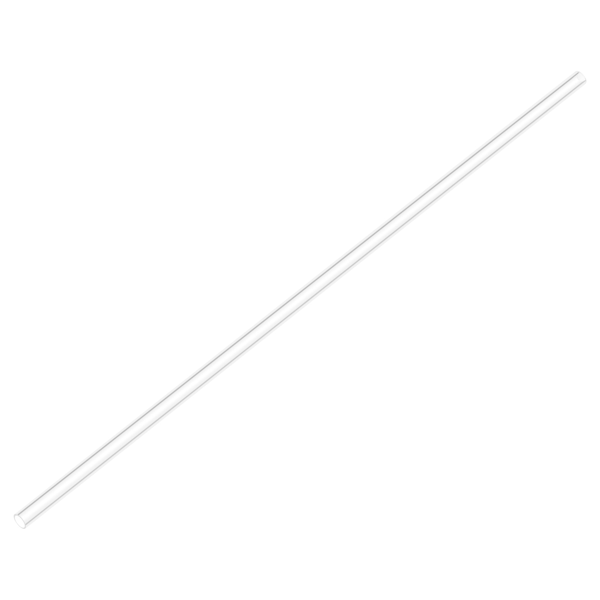 Unique Bargains Rigid Acrylic Pipes Round Tube 0.39" ID x 0.47" OD x 19.69" L