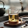 thumbnail image 4 of Whiskey Glass Mountain Wine Glass Teacups with Wooden Bottom - Infusing Coffee, Milk, Tea, 4 of 5