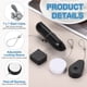 thumbnail image 3 of Uxcell Cable Retráctil de Control Remoto 3.3ft (1M) 5.29oz, 3PCS Lazo de Seguridad con 2 Bloqueos para TVs y Tablets, 3 of 7