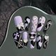 thumbnail image 1 of Kawaii Sanrio Hellokittyed Cinnamonroll Kuromi manicura diamante roto belleza Linda manicura fresca producto terminado desmontable, 1 of 4