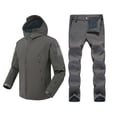 thumbnail image 3 of Letdown Men's Track Suits 2 Piece Set Sweatsuit Jogging Suits Full Zip Jacket Pants Outfits Workout Sports Set Sportswear (Grey, S), 3 of 3