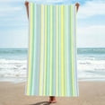 thumbnail image 1 of Toalla De Playa a Rayas Extragrande, Toalla De Ba O, Toalla De Piscina, Tela De Secado R Pido Y Tacto Suave, Dise O Ideal Para Viajes, Para Adultos, Para Tomar El Sol Y Nadar, Ligera, 1 of 8