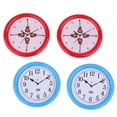 thumbnail image 4 of 4 piezas de resina muebles en miniatura reloj de pared redondo decoración de accesorios decoración juguete para regalo- Macarena Miniaturas de casa de muñecas, 4 of 8